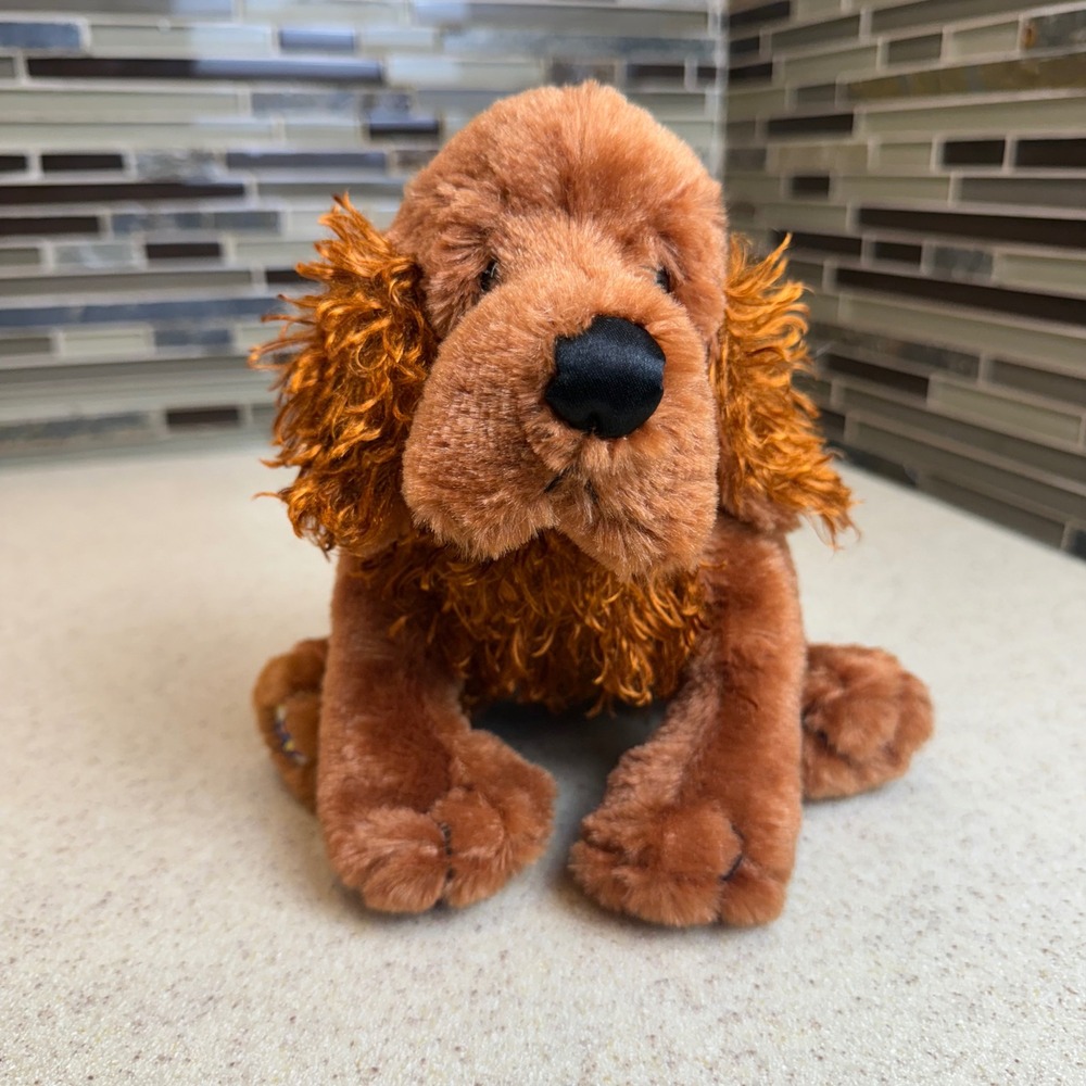 Ganz Webkinz Irish Setter HM177 Plush Dog Brown Auburn Retired No Code